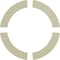 Ekena Millwork 49 1/4-in. OD x 37 1/4-in. ID x 6-in. W x 1 1/4-in. P Tomango Ceiling Ring Kit CRK49TO - alternate 9
